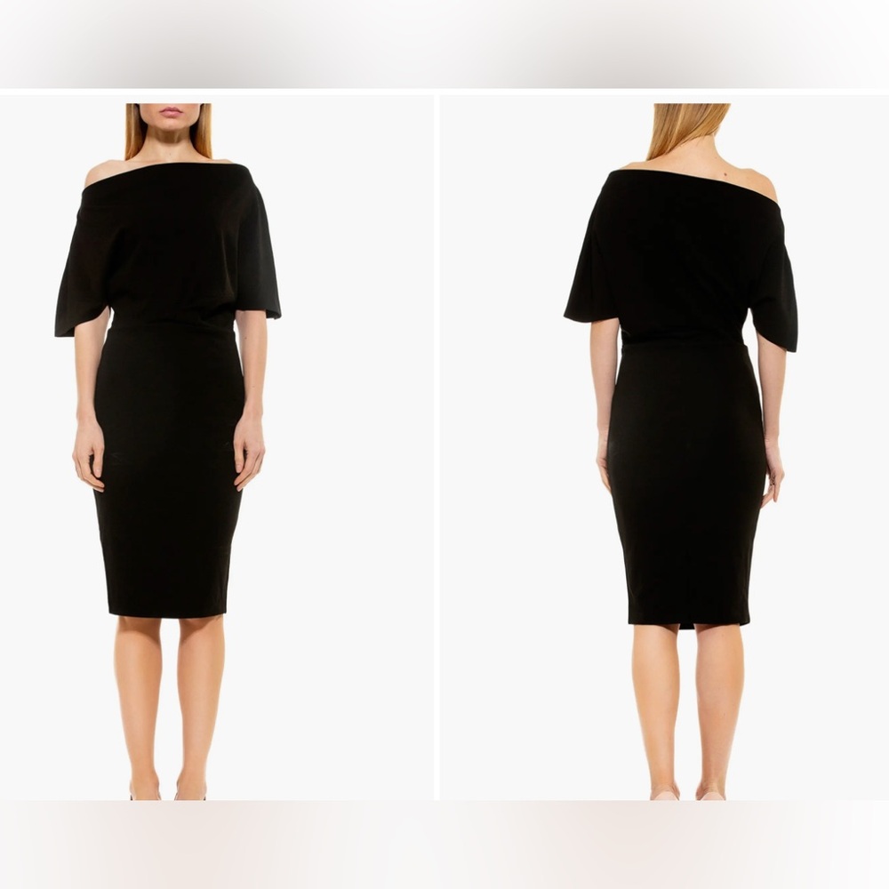 Alexia Admor | Olivia Draped One Shoulder Dress, Size XXL